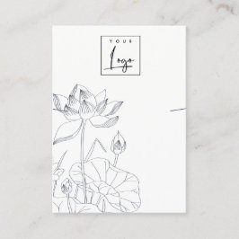 Cartão De Visita Mínimo de Exibição de Colar de Escamudo Fluvial