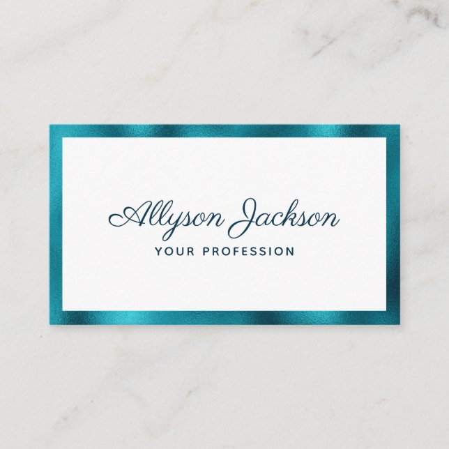 Cartão De Visita Mínimo Moderno (Frente)