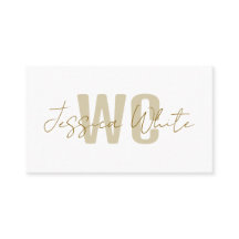 Cartão de visita mínimo moderno