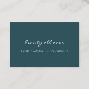 Cartão de visita mínimo moderno