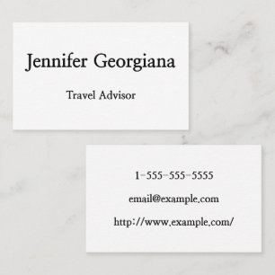 Cartão de visita mínimo & moderno do conselheiro