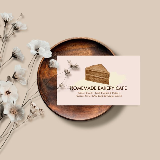 Cartão De Visita Mínimo para Cookies de Casamento de Aniversário (Criador carregado)