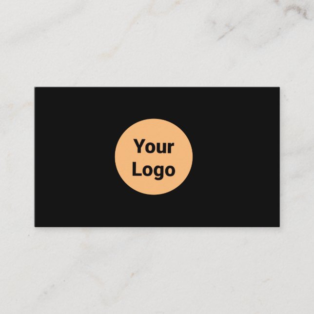 CARTÃO DE VISITA MÍNIMO SIMPLES ADICIONE O TEXTO PERSONALIZADO DO L (Frente)