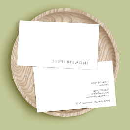 Cartão De Visita Mínimo Simples e Moderno Profissional