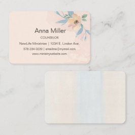 Cartão De Visita Ministério do Conselheiro de Rosa Costeira