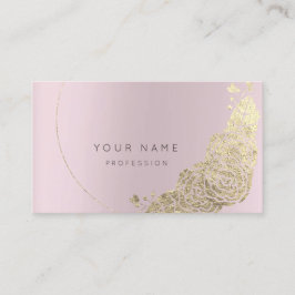 Cartão De Visita Mint Green Flower Botânica Ametst Rosa Mauv