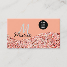 Cartão De Visita minúscula azul adicionar texto do logotipo obrigad