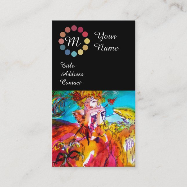 CARTÃO DE VISITA MIRANDOLINA BEAUTY CONSTITUI PALETA DE COR ARTISTA (Frente)