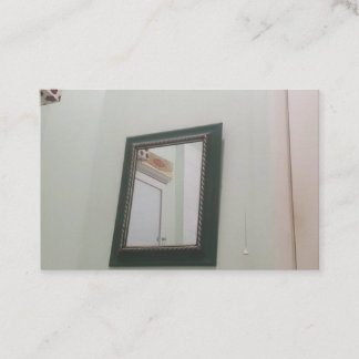 Cartão De Visita Mirror on the wall business card