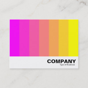 Cartão De Visita Mistura de cores - Magenta a amarelo