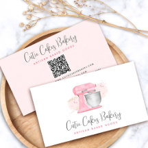 Misturador de Cozinha Rosa Bege Código QR Pastry C