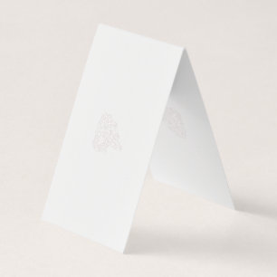 Cartão De Visita Misty Rosa, Flush Mahogany, Decorative Design