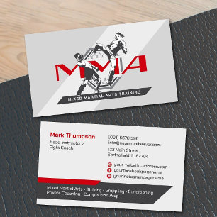 Cartão De Visita MMA - Formação Mista de Artes Marciais