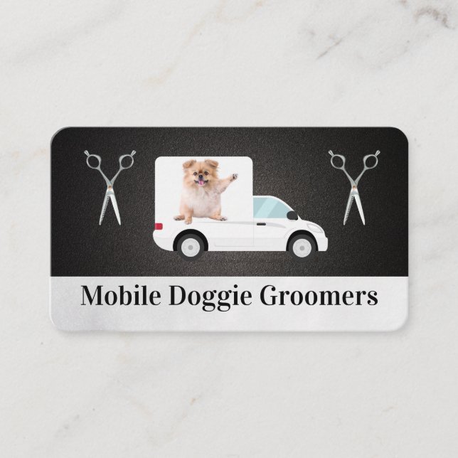 Cartão De Visita Mobile Doggie Business | Animal Services (Frente)