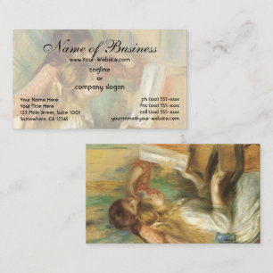 Cartão De Visita Moças ao Piano por Pierre Auguste Renoir