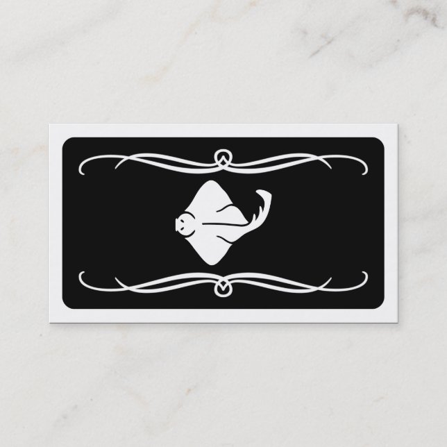 Cartão De Visita mod stingray (personalizável por cor) (Frente)