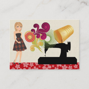 Cartão De Visita Moda/Cartão Seamstress - SRF
