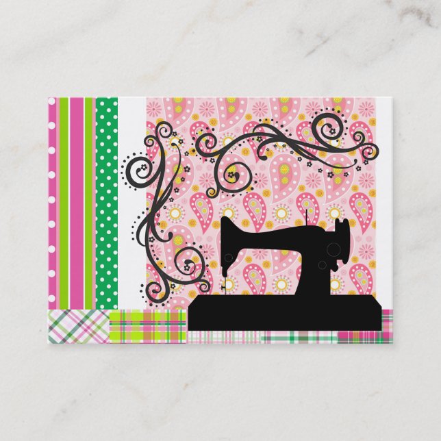 Cartão De Visita Moda/Cartão Seamstress - SRF (Frente)