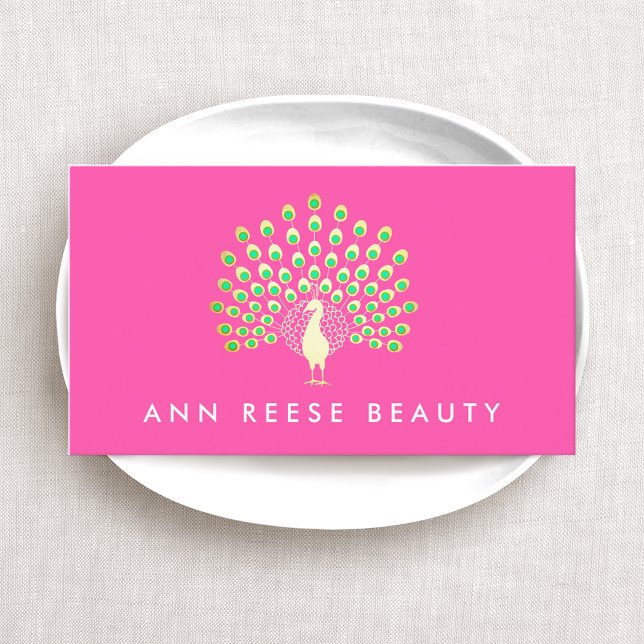 Cartão De Visita Moda de beleza e entretenimento (Criador carregado)