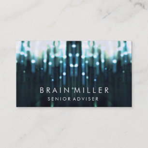 Cartão De Visita Moda de Na moda do Glitter Sparkle Bokeh