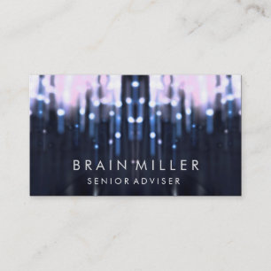 Cartão De Visita Moda de Na moda do Glitter Sparkle Bokeh