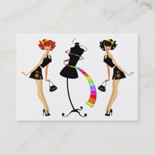 Cartão De Visita Moda revista / Esforço de equipe / Gerenciamento d