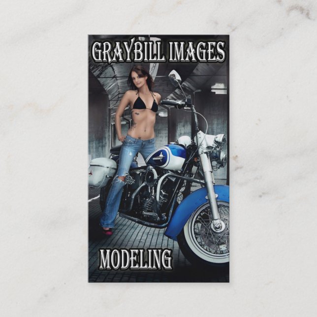 Cartão De Visita Modelagem das imagens de Graybill (Frente)