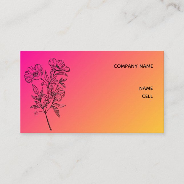 CARTÃO DE VISITA modelo (Frente)