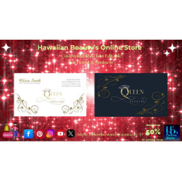 Cartão De Visita Modelo 11 da Coroa Elegante Personalizável