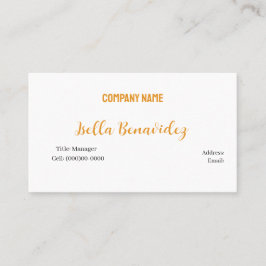 CARTÃO DE VISITA MODELO BÁSICO