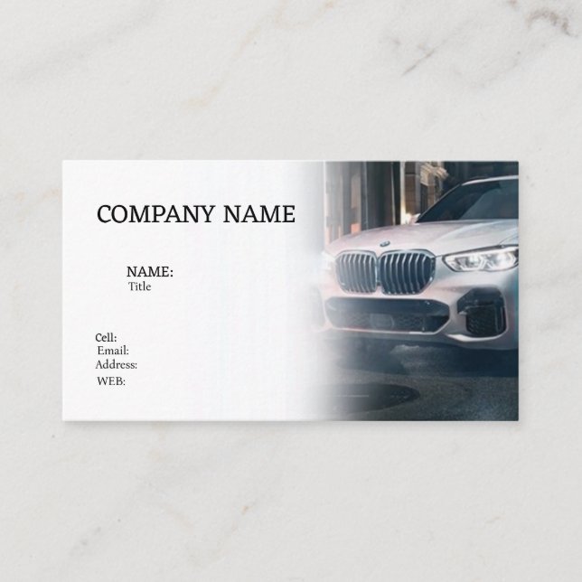 CARTÃO DE VISITA MODELO BÁSICO (Frente)