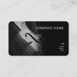 CARTÃO DE VISITA MODELO BÁSICO, VIOLIN.