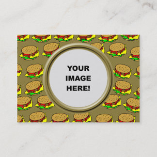 Cartão De Visita Modelo, beira do hamburguer