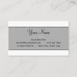 Cartão De Visita Modelo customizável do selo do monograma da