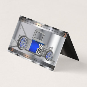 Cartão De Visita Modelo de caminhão de reboque