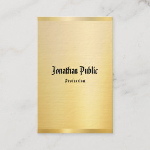 Cartão De Visita Modelo de Elegante de Vintagem de Texto Clássico D