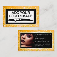 Modelo de Fotografia do logotipo Sparkle Dourado d