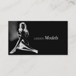 Cartão De Visita Modelo de modelagem de câmera fotográfica