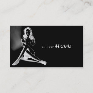 Cartão De Visita Modelo de modelagem de câmera fotográfica