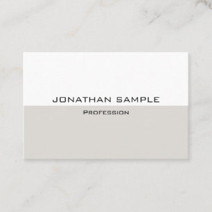 Cartão De Visita Modelo de moderno elegante profissional personaliz