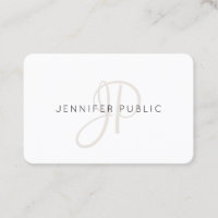 Modelo de Monograma Elegante Personalizado