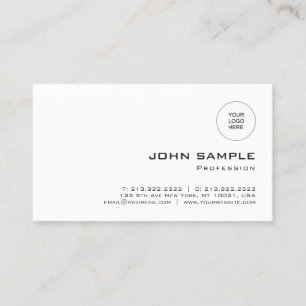 Cartão De Visita Modelo Elegante Moderno para Upload de Logo Profis