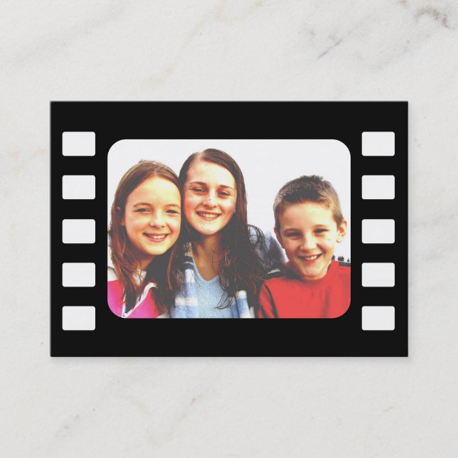 Cartão De Visita Modelo, modelo do filme (Frente)