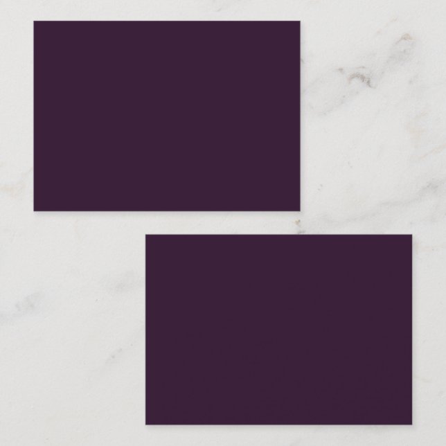 Cartão De Visita Modelo Monocromático ROXO Orçamento (Frente/Verso)