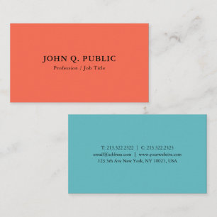 Cartão De Visita Modelo personalizado Elegante simples moderno