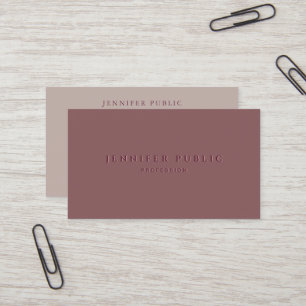 Cartão De Visita Modelo Personalizado Profissional Elegante Simples