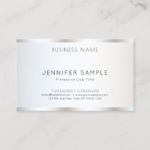 Cartão De Visita Modelo Simples Elegante Moderno