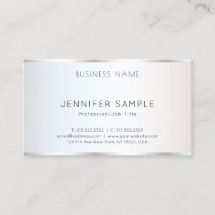 Cartão De Visita Modelo simples Elegante moderno e personalizado