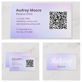 Cartão De Visita Modelos de Artista de Maquiagem