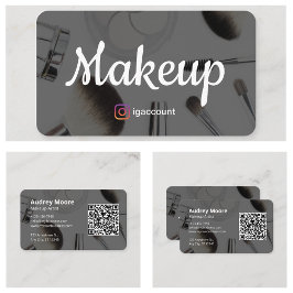 Cartão De Visita Modelos de Artistas de Maquiagem